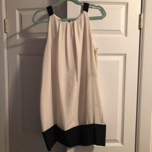 Zara black and white dress